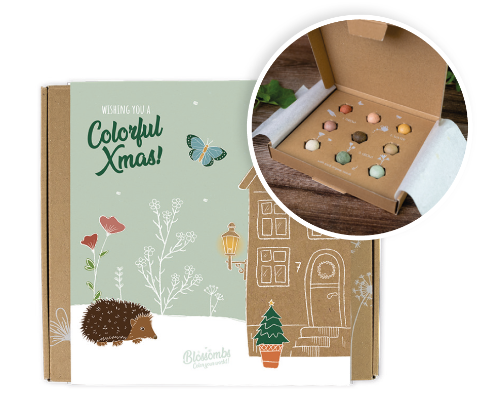 Geschenkkarton 9-teilig Thema Weihnachten