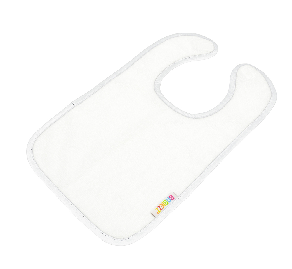 Babiezz® SUBLI Baby Lätzchen Weiß