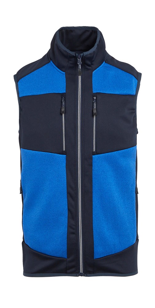 E-Volve Stretch Hybrid Midlayer Bodywarmer - Strong Blue/Navy