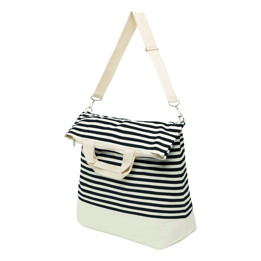 JUIST - Strandtasche - beige, schwarz