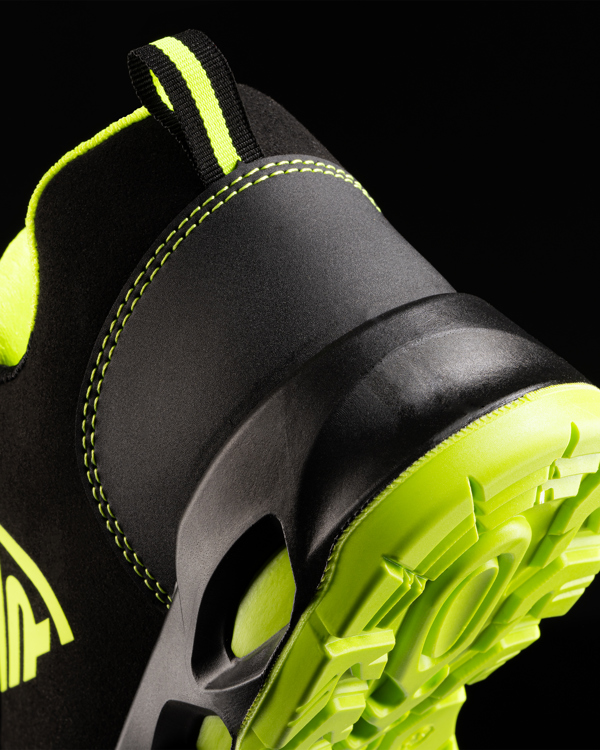 ARBEITSSCHUHE CERYSON S/40 BLACK/FLUOR YELLOW