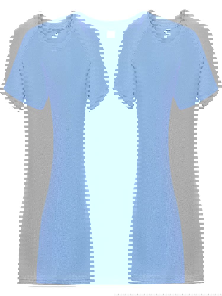 SP Run Damen-Sportshirt, 140 g/m2, 100 % Polyester - Hellblau