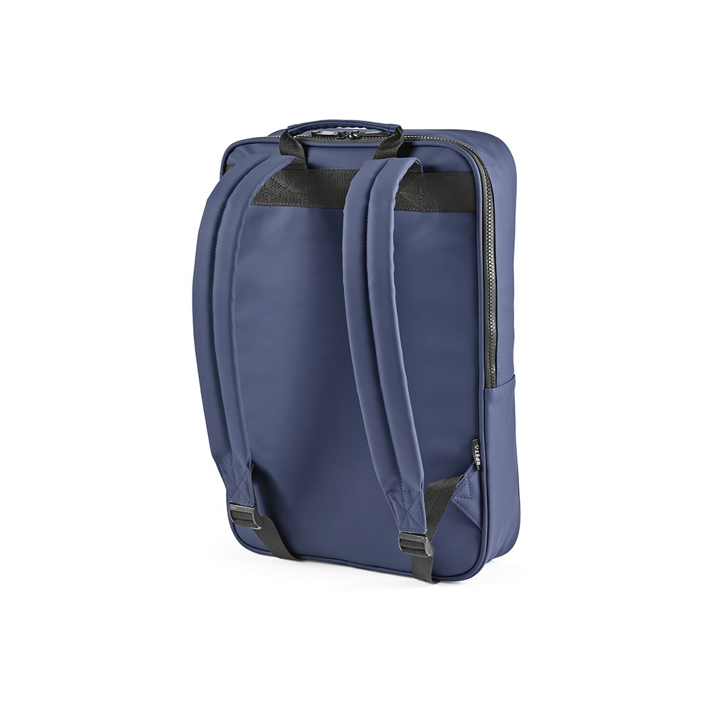 Amsterdam 16L Rucksack aus rPU uns rPET. Laptops bis 17" - Blau