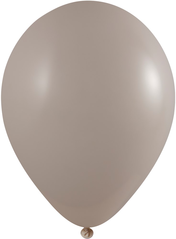 Ballons ohne Druck 85/95 cm - Ø 33 cm - 11 inch - Grau (1190) Pastel (± PMS Warm gray 2)