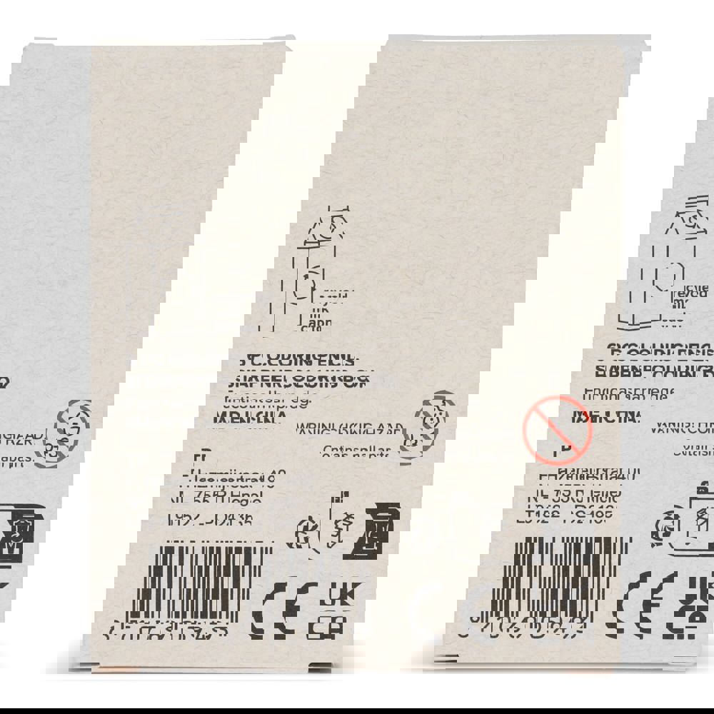 8-teiliges Malset in einer Schachtel aus recyceltem Milchkarton