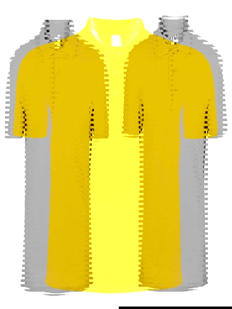 BS Evolution Polo, 180 g/m2, 100 % Baumwolle - Gold (PMS 114C)