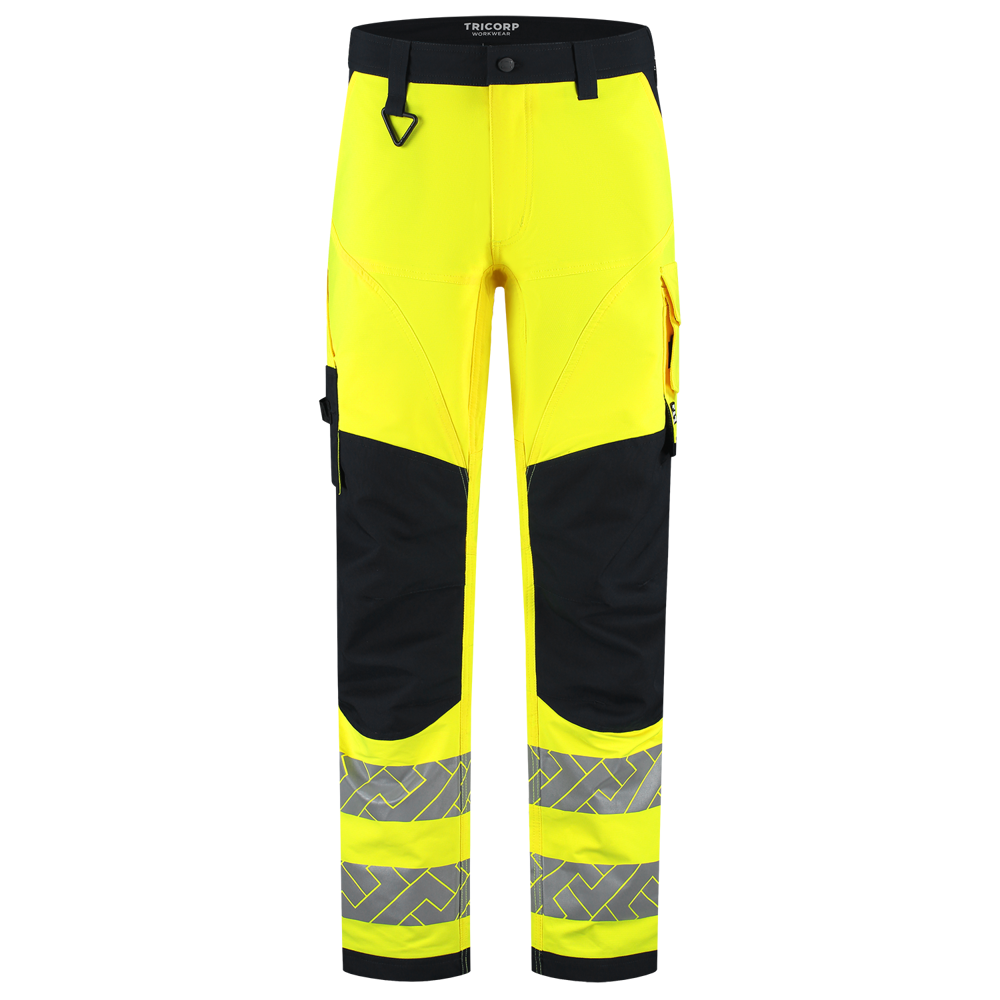 Arbeitshose 4-Way Stretch High Vis Redefined Knieverstärkung - FluoryellowInk