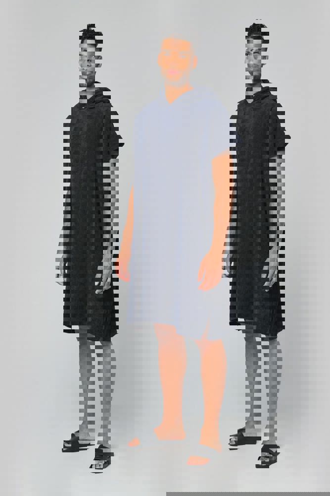 PA581X - Unisex-Frottee-Poncho mit Kapuze