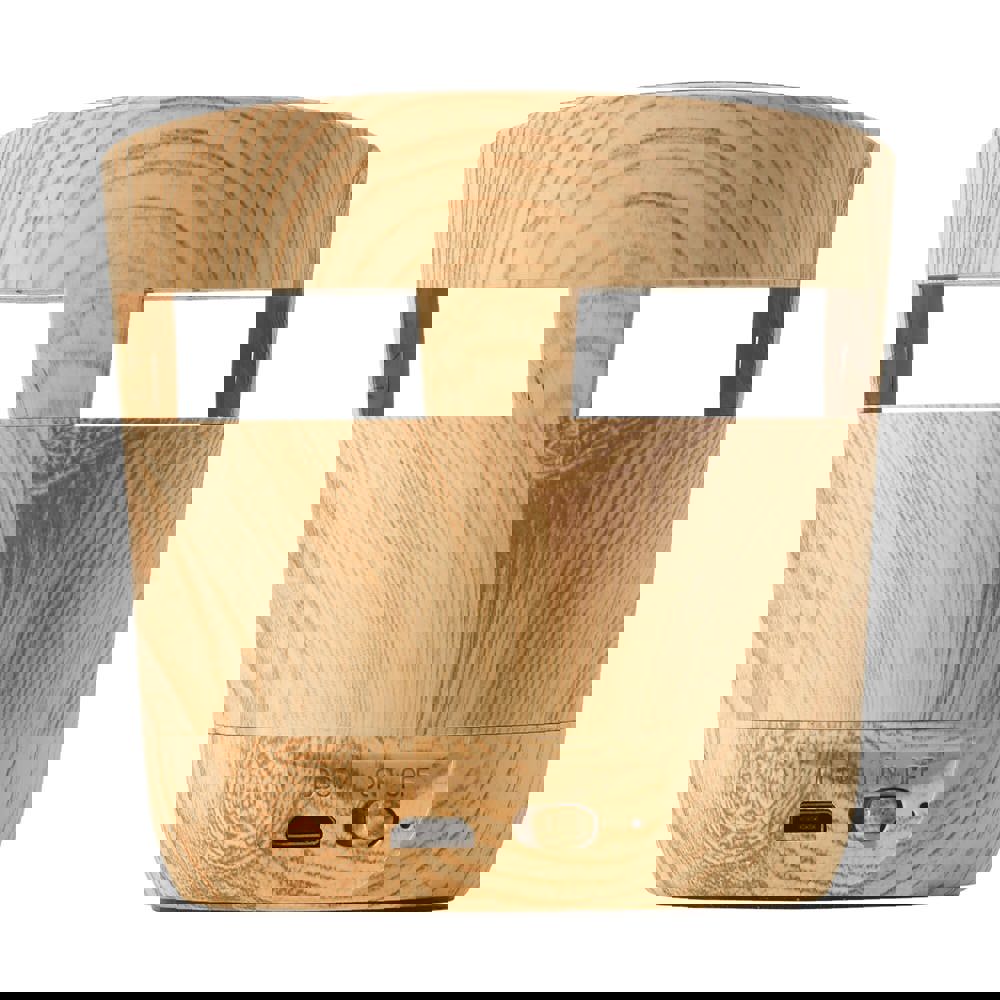 3W Lautsprecher in Holzoptik &amp; 5W Kabelloses Ladegerät