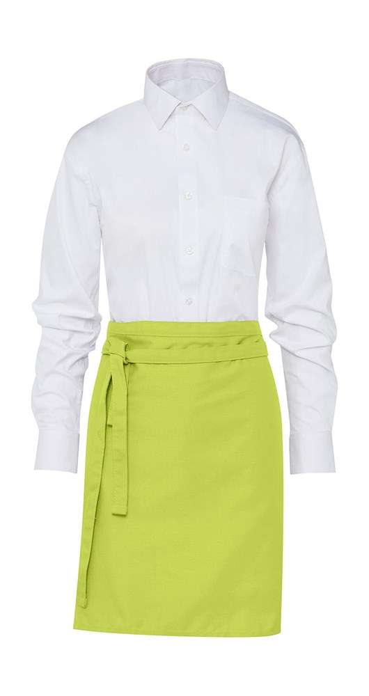 BRUSSELS Short Bistro Apron - Lime