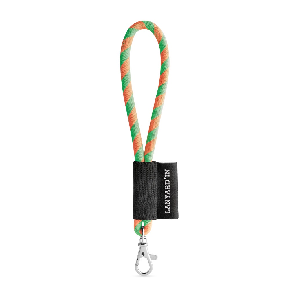 75090. Lanyard Tube Short Set. Standardmodelle - Grün Hexachrome, Orange