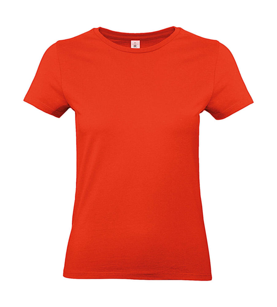 #E190 /women T-Shirt - Fire Red