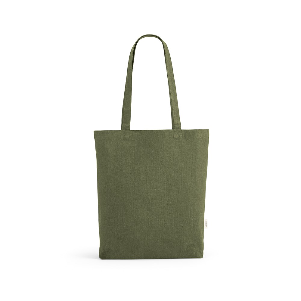 Annapurne Einkaufstasche recy.Baumwolle (180 g/m²). Mit Bodenfalte - Armeegrün