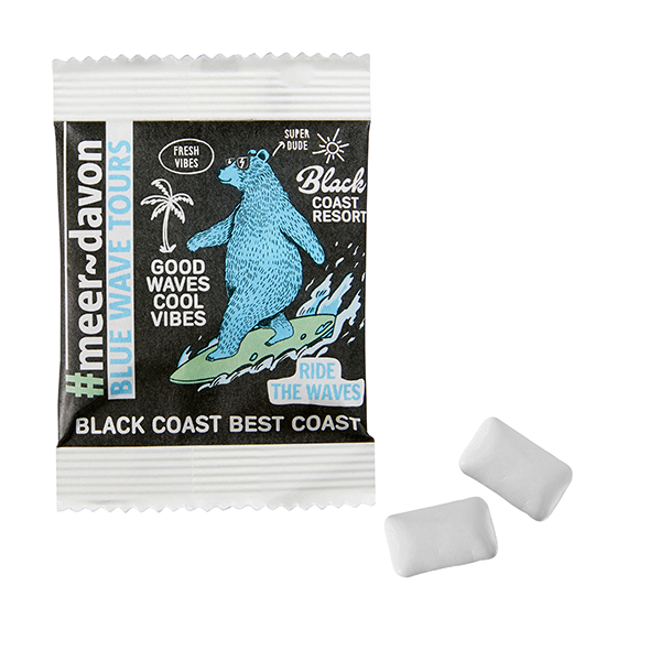 2er Kaugummi in Papier