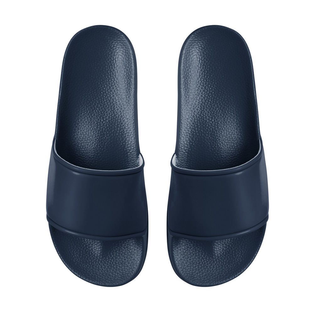 Badelatschen Unveredelt Classic - Navy Blau
