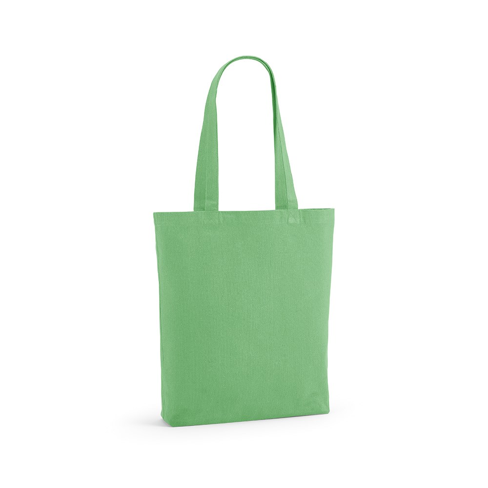 Annapurne Einkaufstasche recy.Baumwolle (180 g/m²). Mit Bodenfalte - Hellgrün