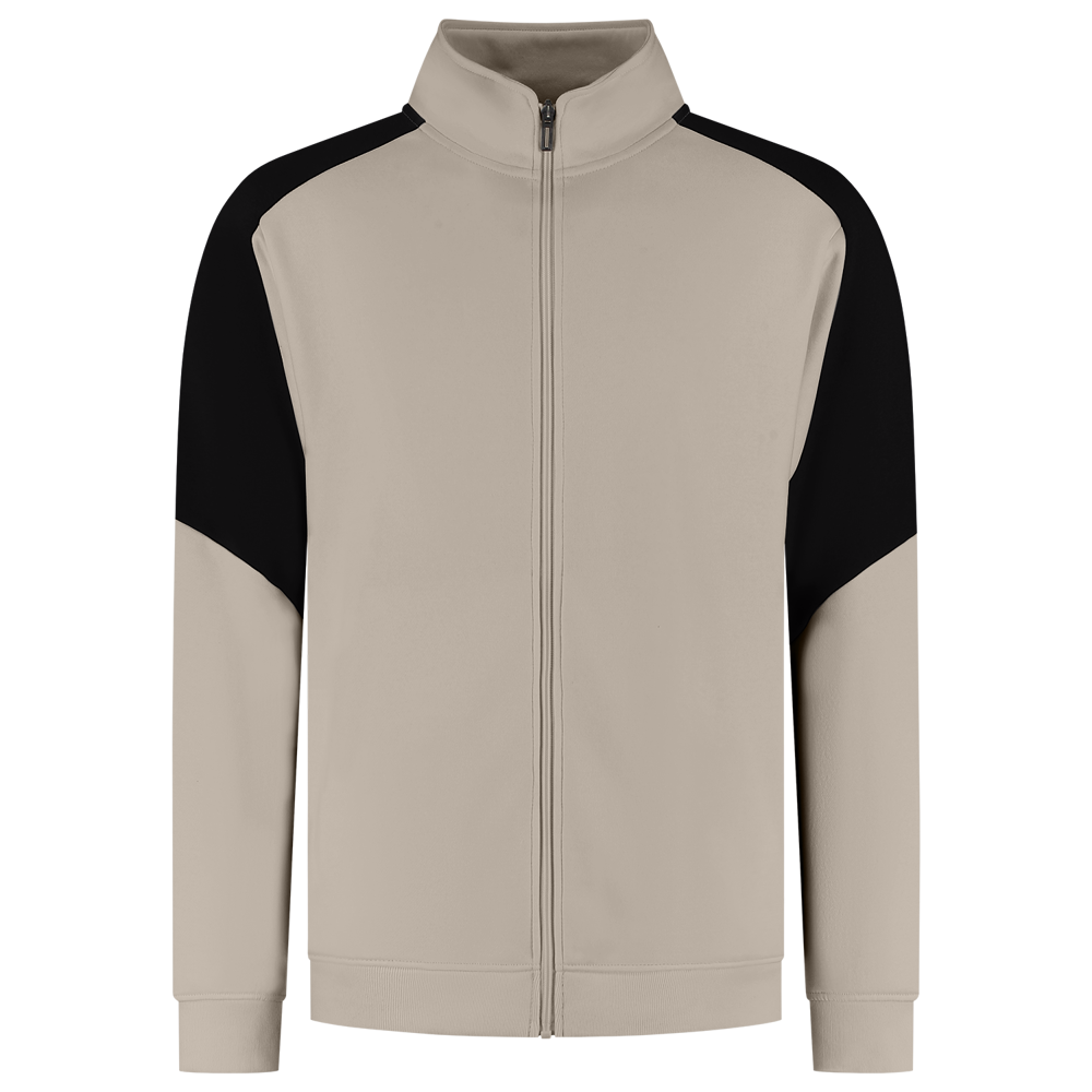 Sweatjacke Bicolor Redefined - SandBlack