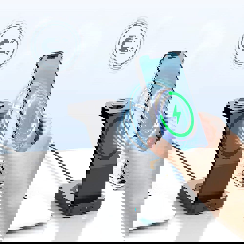 2708 | Xoopar Icon 3 in 1 Magnetic Wireless charger