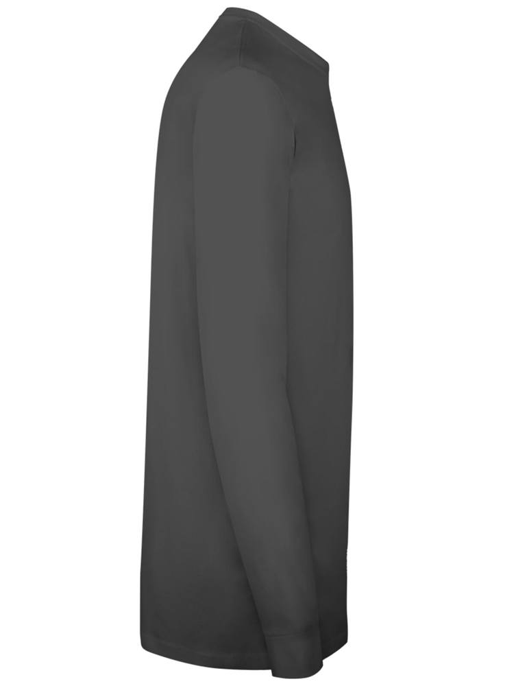 BS Evolution Langarm-T-Shirt, 160 g/m2, 100 % Baumwolle - Dunkelgrau