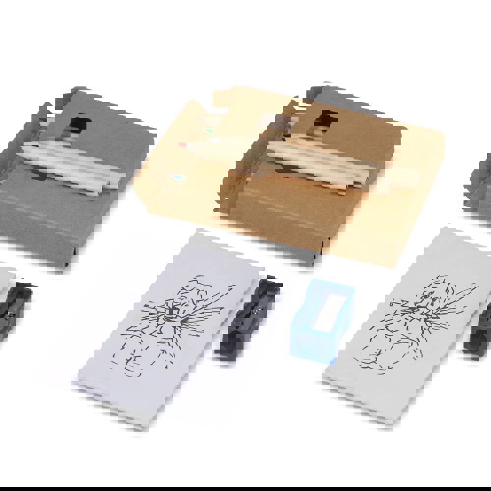 8-teiliges Malset in Kraftkarton