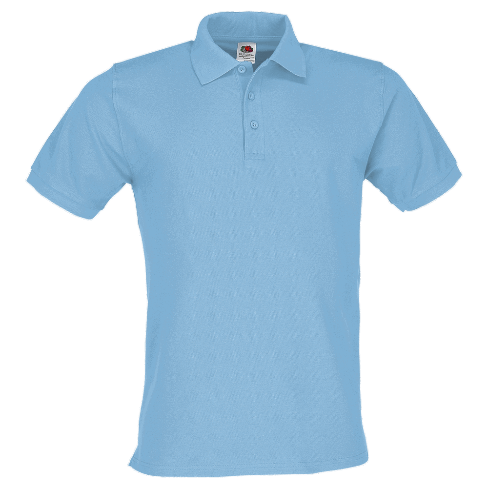 632180 - Premium Polo - pastellblau