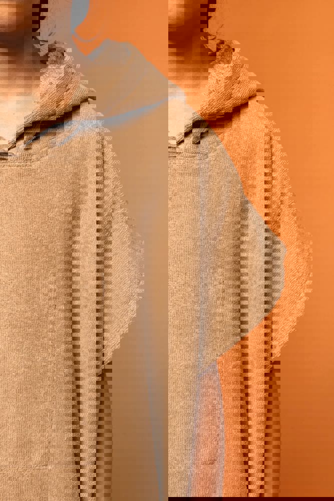 PA582X - Kinder-Frottee-Poncho mit Kapuze