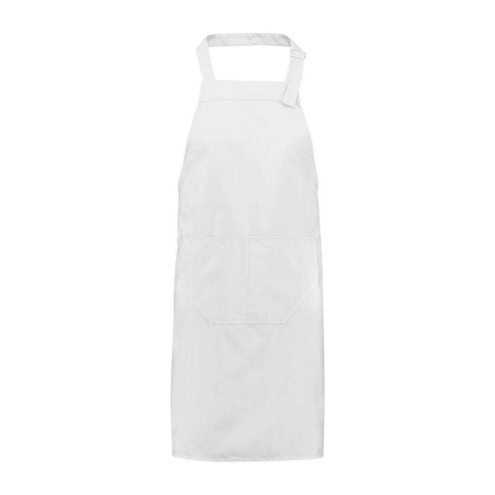 Latzschürze 75x85 cm - Weiß (WHITE) / Weiß