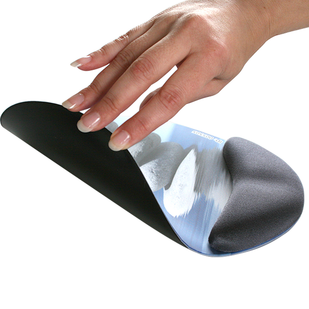 ERGO-pad Memoryschaum Quadro OPTI-top, HB Grau - Unterseite schwarz