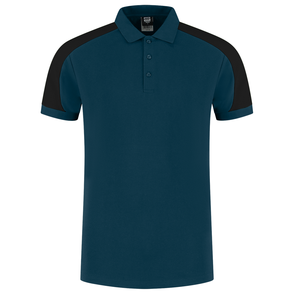 Poloshirt Bicolor Redefined - TealBlack
