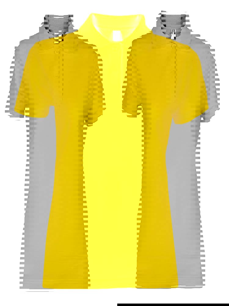 BS Evolution Damenpolo, 180 g/m2, 100 % Baumwolle - Gold (PMS 114C)