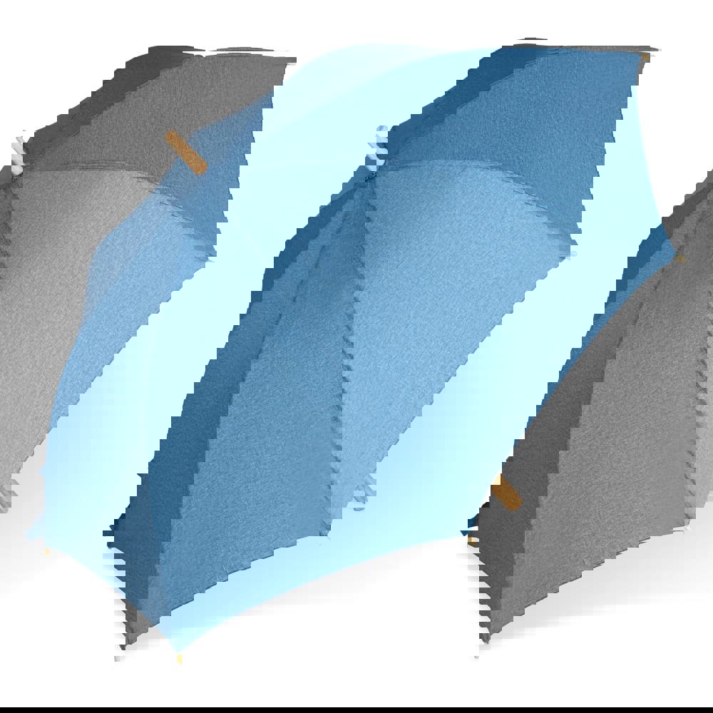25” Regenschirm aus R-PET-Material mit Automatiköffnung - dunkelblau