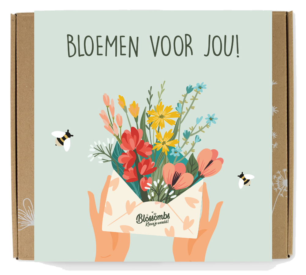 Blossombs Blumenbombe -  Geschenkkarton 9-teilig