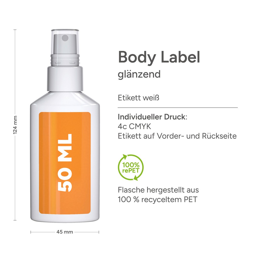 Kfz Cockpit-Reiniger, 50 ml, Body Label