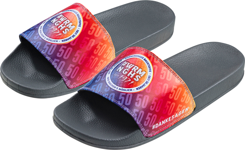 Badelatschen - Stitched PU