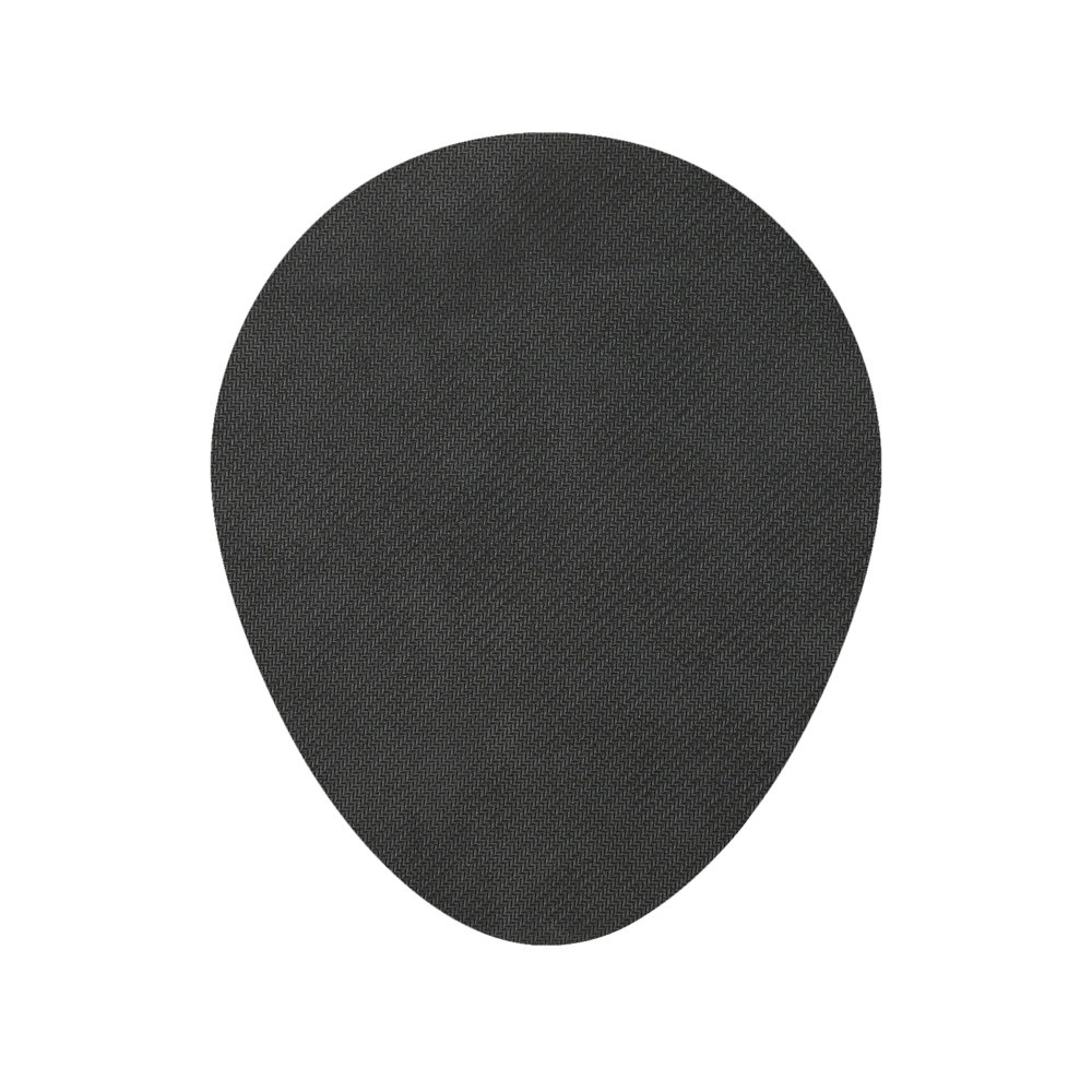 ERGO-pad Memoryschaum Textil, HB grau