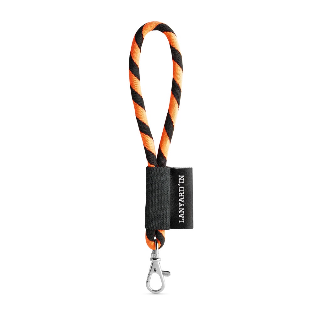 75090. Lanyard Tube Short Set. Standardmodelle - schwarz, orange