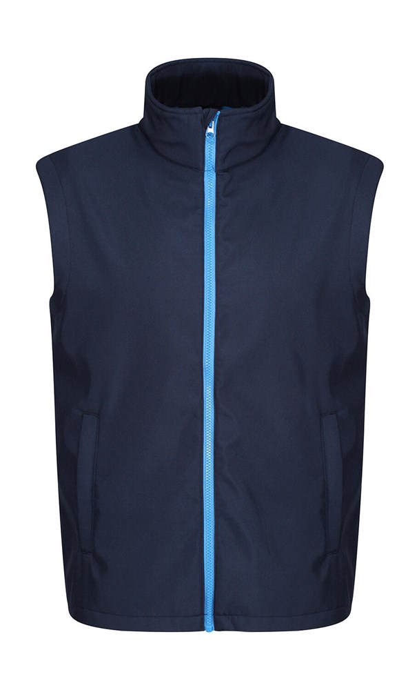 Ablaze Printable Softshell Bodywarmer - Navy/French Blue