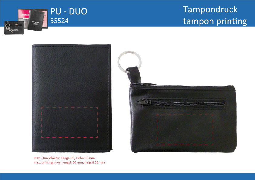 DUO MAXIM aus Ausweis- und Schlüsseltasche