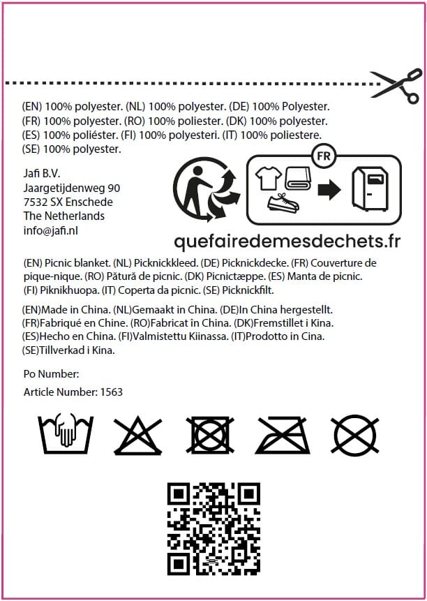 Fleeceplaid mit Armen 150x120 cm, 200 gr/m²