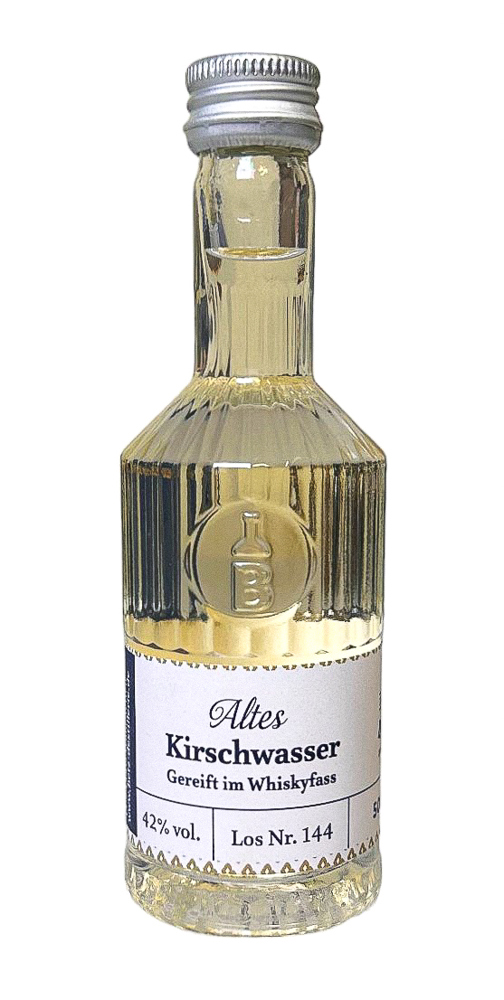 Altes Kirschwasser gereift im Whiskyfass 50 ml