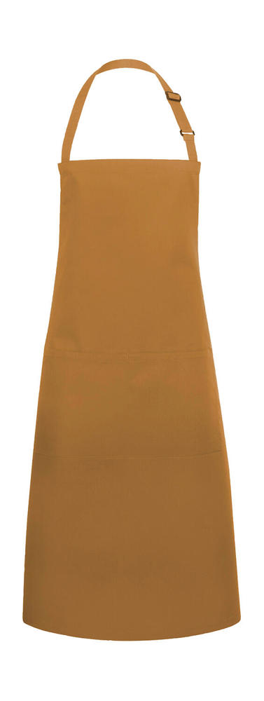 Bib Apron Basic with Pocket - Mustard