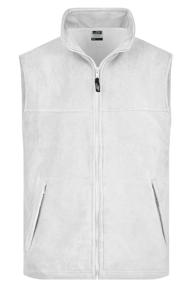 Fleece Vest - White (ca. Pantone white)