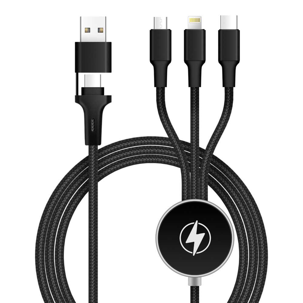 5-in-1 Ladekabel - Schwarz - Black C