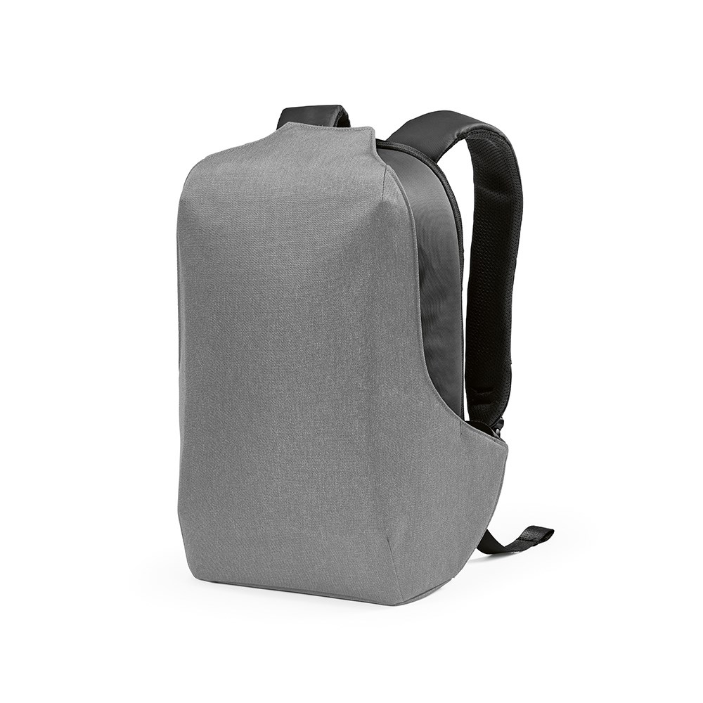 Abrantes 20L Rucksack rPET - TSA-Schloss und schnittfester Stoff - Hellgrau