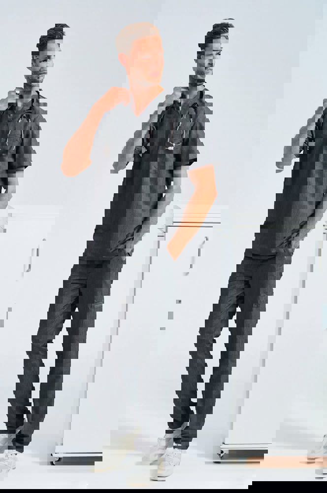 NN200 - Stretch-Tunika für Herren mit kurzen Ärmeln