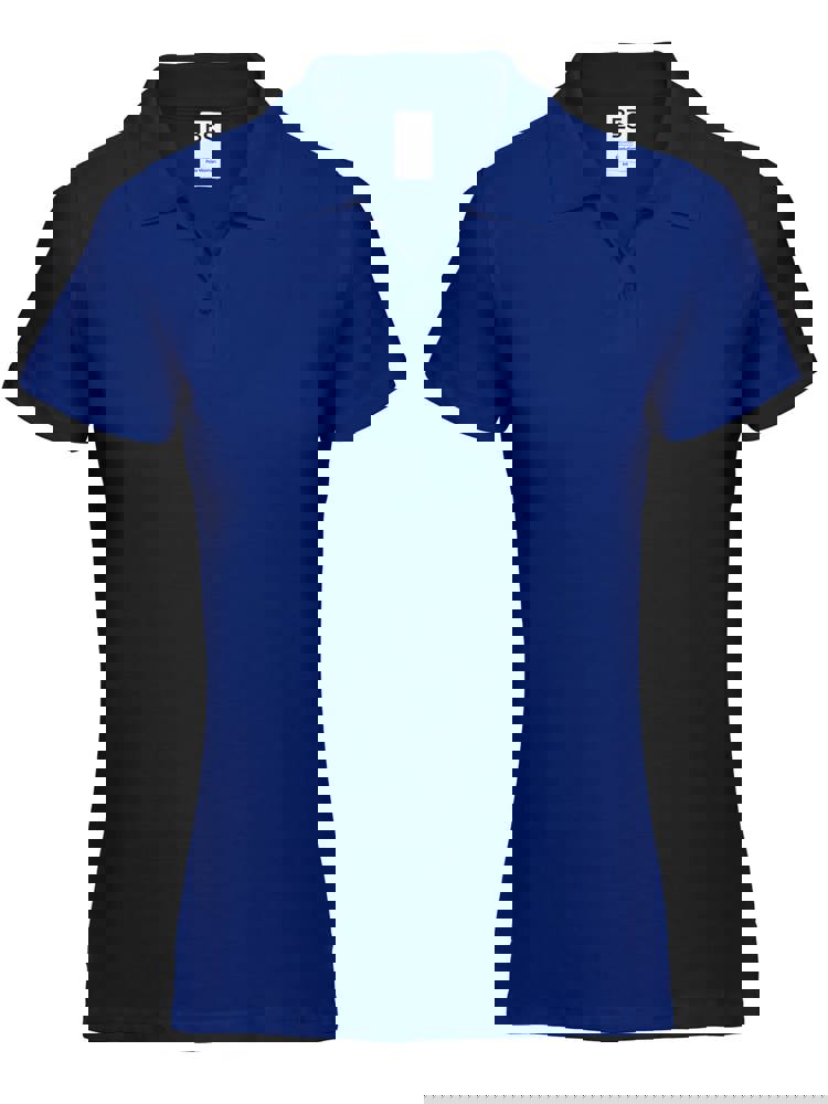 BS Evolution Damenpolo, 180 g/m2, 100 % Baumwolle - Royalblau (PMS 2145C)