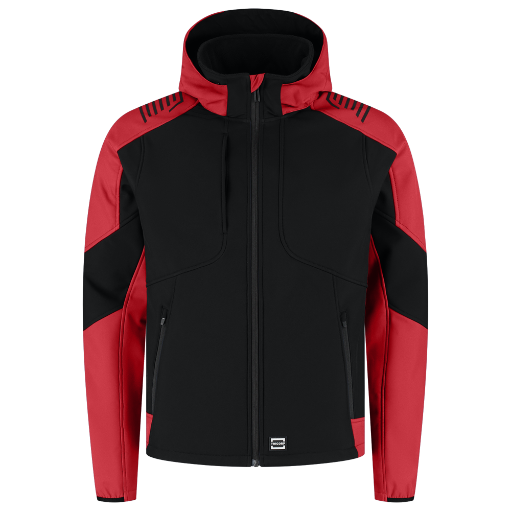 Softshelljacke Kapuze Bicolor Redefined