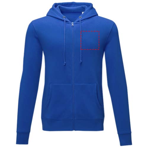 Charon Herren Kapuzenpullover mit Reißverschluss