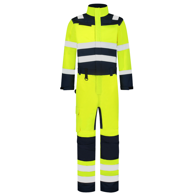 TRICORP Warnschutz Overall Bicolor - Fluor Yellow-Ink
