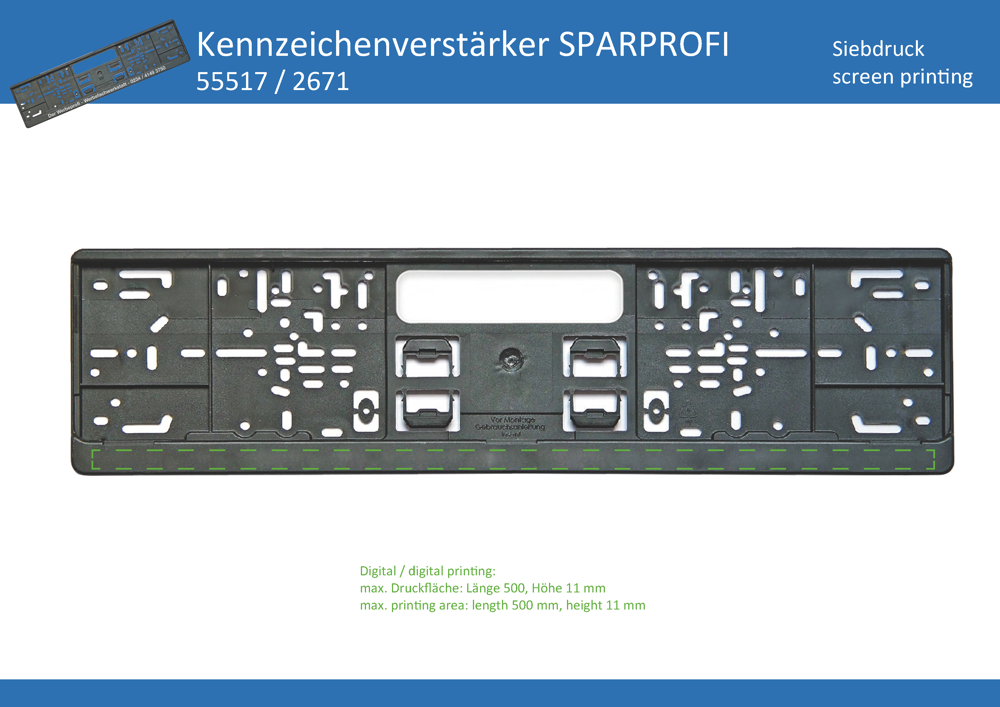 Kennzeichenverstärker SPARPROFI